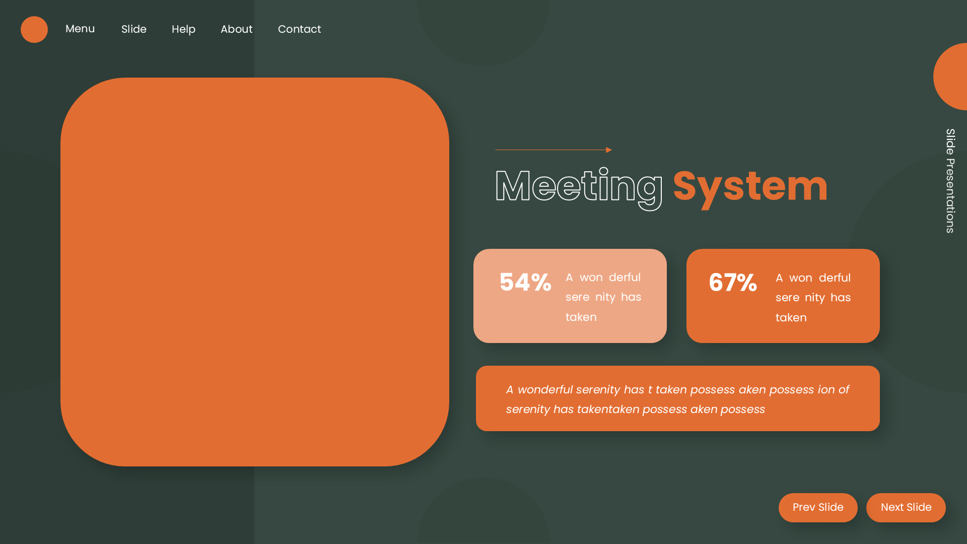Startup V6 Orange slide 2